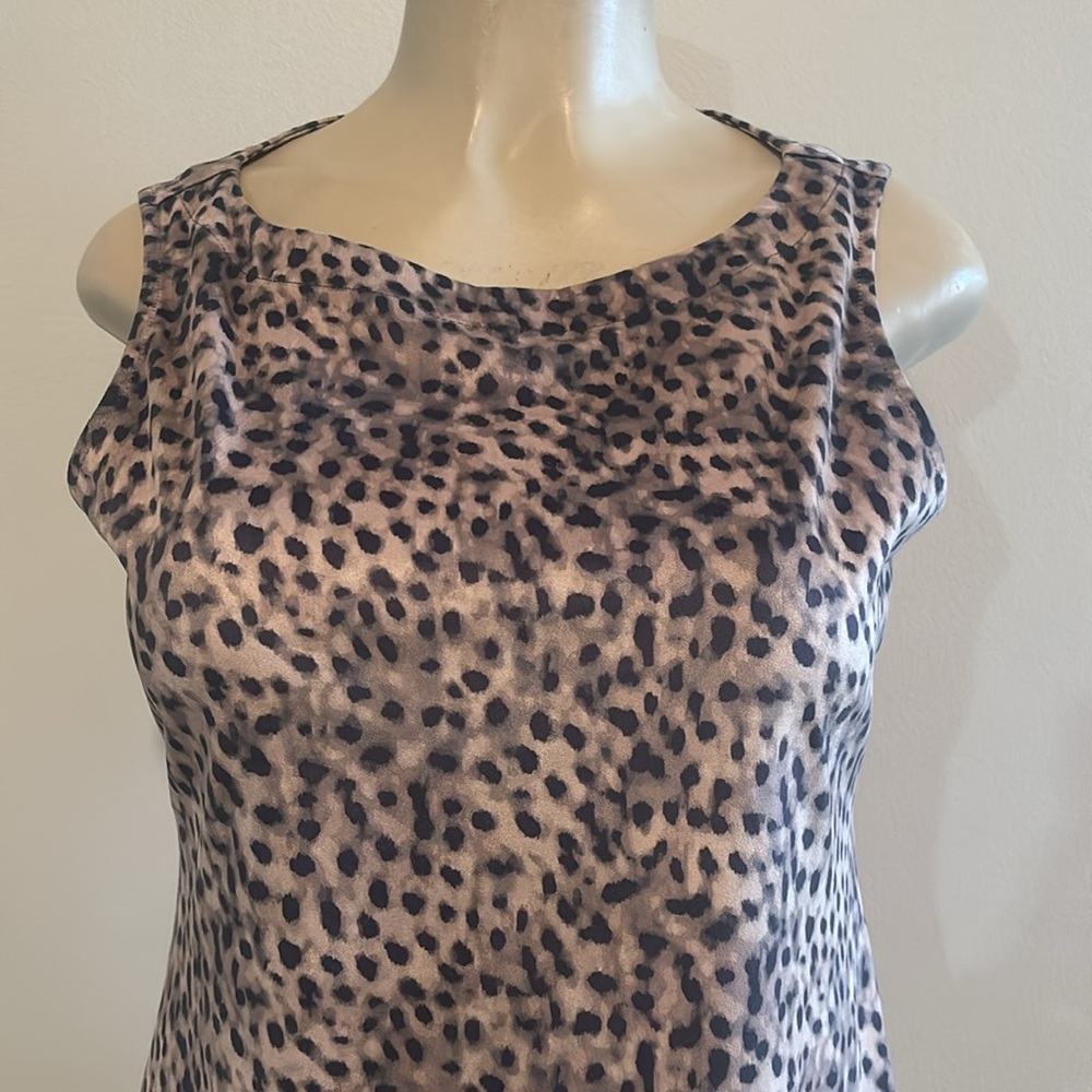 Tommy Bahama Darcy Lagoon Leopard Sheath Dress size XS - Picture 5 of 9